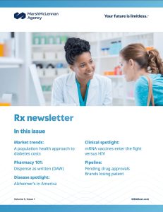 Image of the front page of our Q1 2022 Rx newsletter